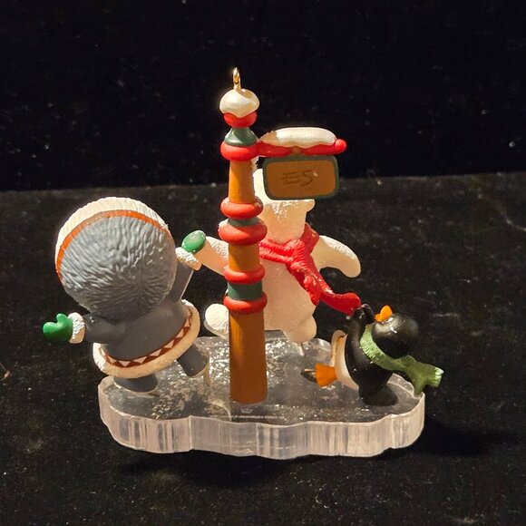 Frosty Friends 1999 Ice Skating Christmas Ornament By Hallmark - Picture 2 of 6